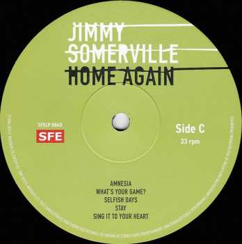 2LP Jimmy Somerville: Home Again LTD