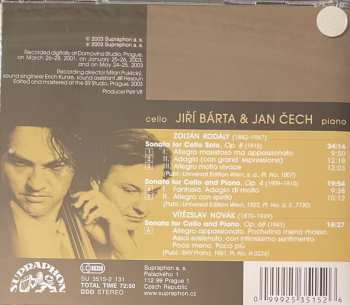 CD Jiří Bárta: Cello Sonatas