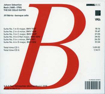 2CD Johann Sebastian Bach: The Six Cello Suites