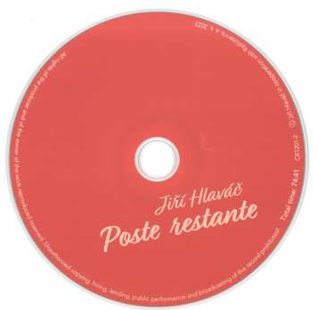 CD Jiří Hlaváč: Poste Restante
