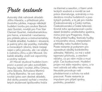 CD Jiří Hlaváč: Poste Restante
