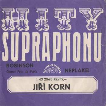 Album Jiří Korn: Robinson / Neplakej