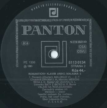 LP Jiří Malásek: Romantický Klavír Jiřího Maláska (3) (Romantic Piano Of Jiří Malásek)