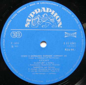 4LP/Doos Jiří Reinberger: České A Moravské Barokní Varhany (4xLP + BOX + BOOKLET)