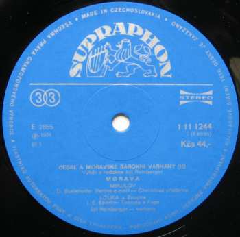 4LP/Doos Jiří Reinberger: České A Moravské Barokní Varhany (4xLP + BOX + BOOKLET)