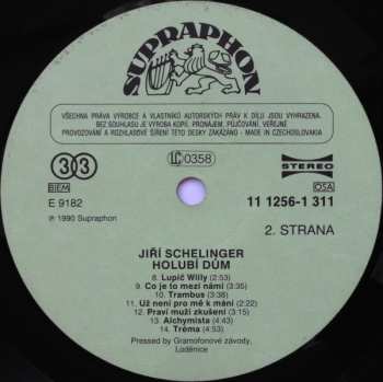 LP Jiří Schelinger: Holubí Dům