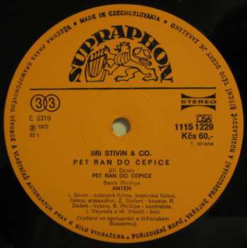 LP Jiří Stivín & Co. Jazz System: 5 Ran Do Čepice