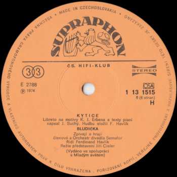 3LP/Doos Jiří Suchý: Kytice (3xLP + BOX + BOOKLET)