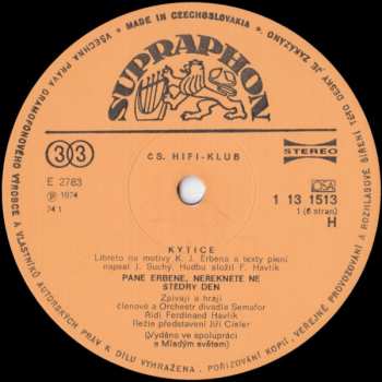 3LP/Doos Jiří Suchý: Kytice (3xLP + BOX + BOOKLET)