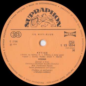 3LP/Doos Jiří Suchý: Kytice (3xLP + BOX + BOOKLET)