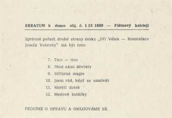 LP Jiří Válek: Jiří Válek