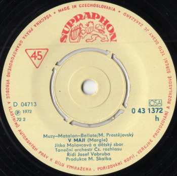 SP Jitka Molavcová: V Máji / Korálky Z Rosy