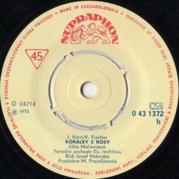 SP Jitka Molavcová: V Máji / Korálky Z Rosy