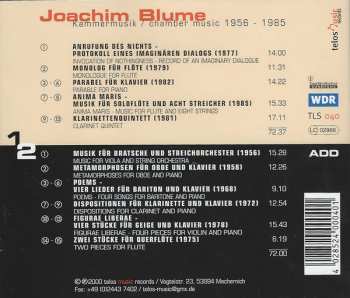 2CD Joachim Blume: 56 - 85 (Kammermusik)