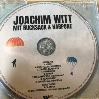 CD Joachim Witt: Mit Rucksack & Harpune DLX