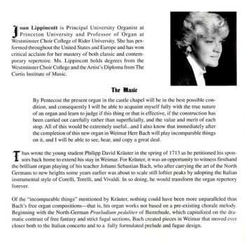 CD Joan Lippincott: Toccatas & Fugues By Bach