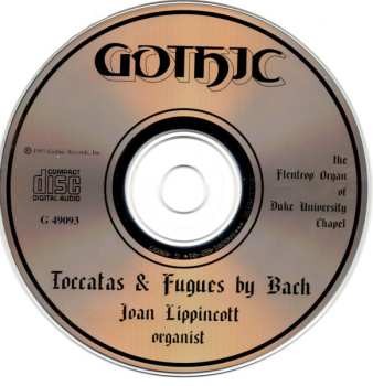 CD Joan Lippincott: Toccatas & Fugues By Bach
