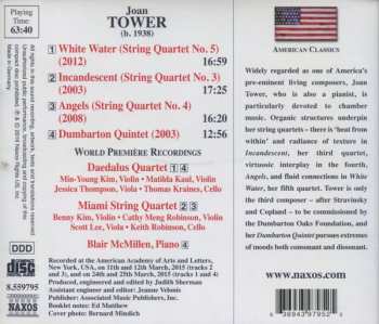 CD Joan Tower: String Quartets Nos. 3-5 / Dumbarton Quintet