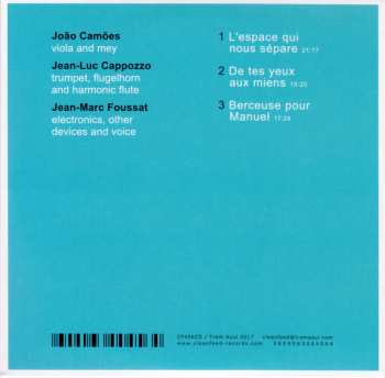 CD João Camões: Autres Paysages