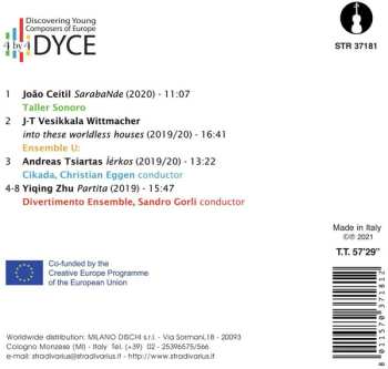 CD Cikada Ensemble: 4 By 4 DYCE - Discovering Young Composers Of Europe