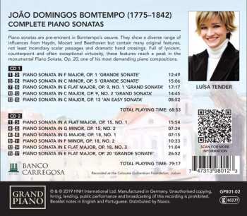 2CD João Domingos Bomtempo: Complete Piano Sonatas