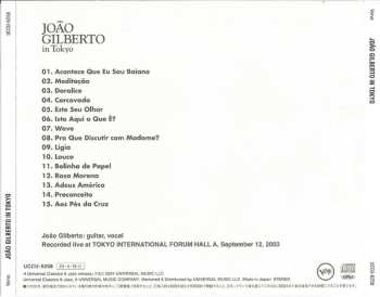 CD João Gilberto: João Gilberto In Tokyo