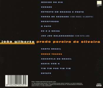 CD João Gilberto: Prado Pereira De Oliveira (Ao Vivo)