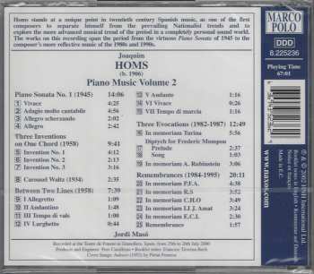 CD Jordi Masó: Piano Music Volume 2: Piano Sonata No. 1 • Three Inventions