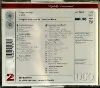 2CD Joaquín Rodrigo: Complete Concertos For Guitar And Harp