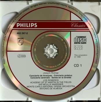 2CD Joaquín Rodrigo: Complete Concertos For Guitar And Harp