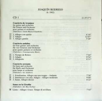 2CD Joaquín Rodrigo: Complete Concertos For Guitar And Harp
