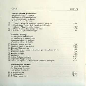 2CD Joaquín Rodrigo: Complete Concertos For Guitar And Harp