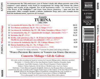 CD Joaquin Turina: Works For Strings