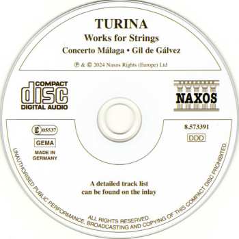 CD Joaquin Turina: Works For Strings