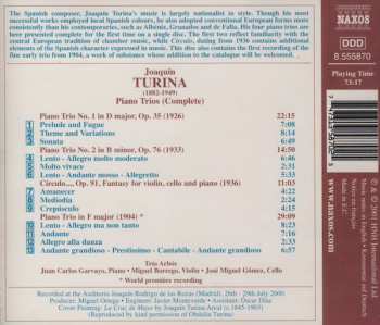 CD Joaquin Turina: Piano Trios (Complete)