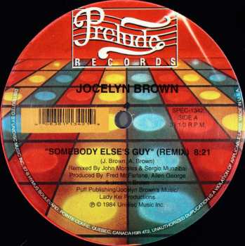 LP Jocelyn Brown: Somebody Else's Guy