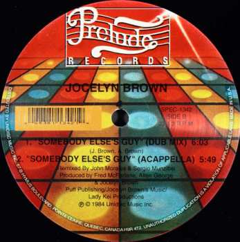 LP Jocelyn Brown: Somebody Else's Guy