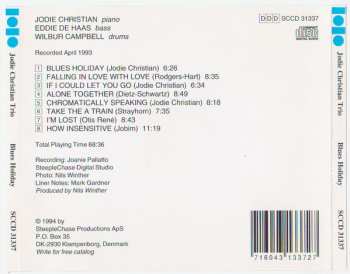 CD Jodie Christian Trio: Blues Holiday