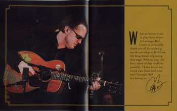 Blu-ray Joe Bonamassa: Live At Carnegie Hall – An Acoustic Evening