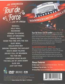 DVD Joe Bonamassa: Tour De Force - Live In London - Hammersmith Apollo