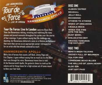 2CD Joe Bonamassa: Tour De Force - Live In London - Hammersmith Apollo
