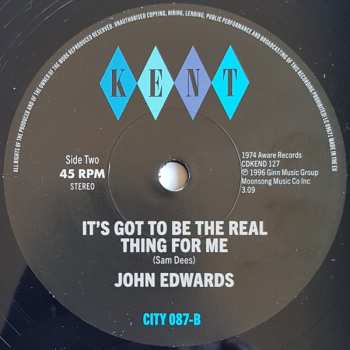 SP John Edwards: Higher Than High / It's Got To Be The Real Thing For Me