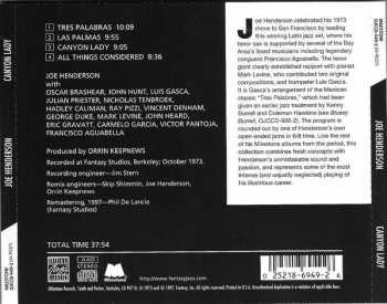 CD Joe Henderson: Canyon Lady