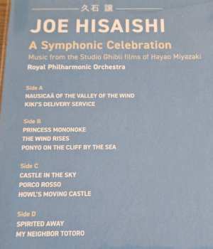 2LP Joe Hisaishi:  A Symphonic Celebration (Music From The Studio Ghibli Films Of Hayao Miyazaki)  LTD | PIC