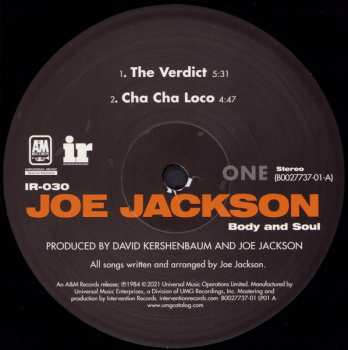 2LP Joe Jackson: Body And Soul