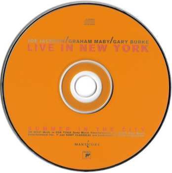 CD Joe Jackson: Summer In The City (Live In New York)