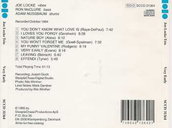 CD Joe Locke Trio: Very Early