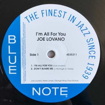 2LP Joe Lovano: I'm All For You