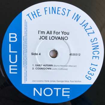 2LP Joe Lovano: I'm All For You