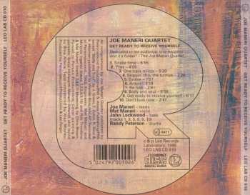 CD Joe Maneri Quartet: Get Ready To Receive Yourself